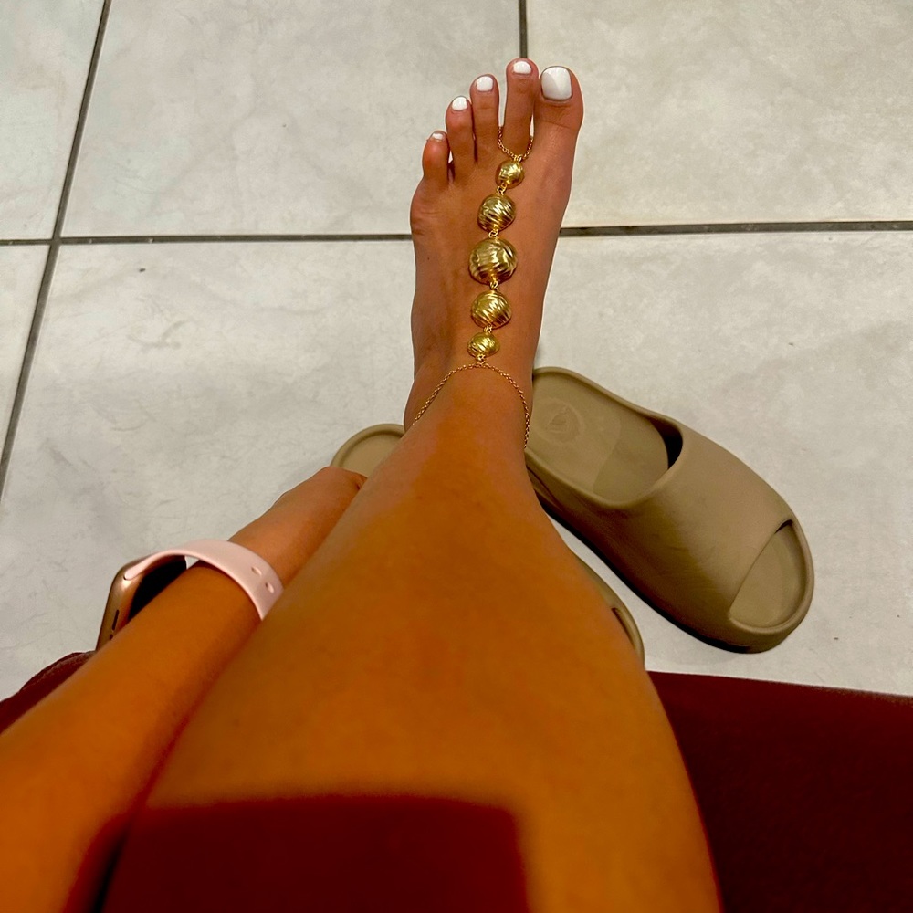 beautiful toe ring anklet